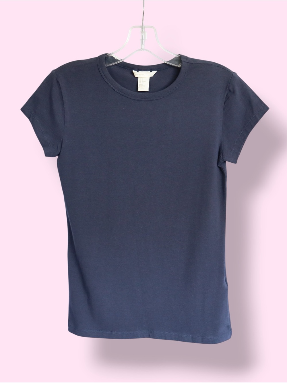 H&M Navy Basic Fitted Tee Shirt Women’s Small
